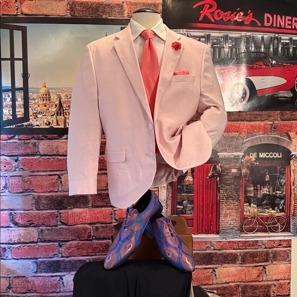 Chaps Light Pink Coat